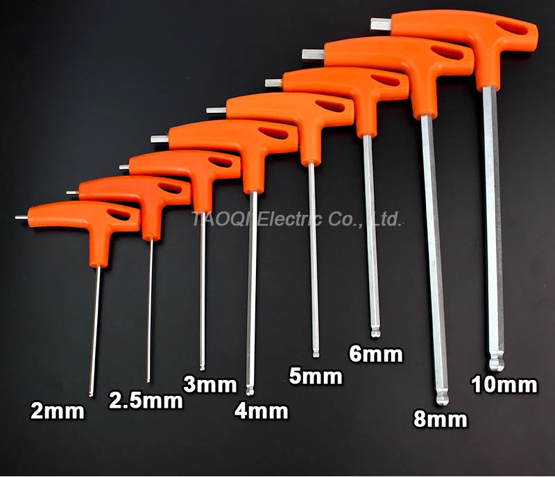 2/2.5/3/4/5/6/8/10mm Ball/Flat head Hex key allen wrench Hand tool Universal Quick Snap Adapter Chrome Vanadium Steel hexagona