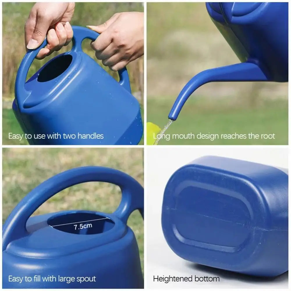 Home Garden 4L Watering Can Long Mouth Large Capacity Plant Sprinkler Lightweight Garden Tool Watering Kettle