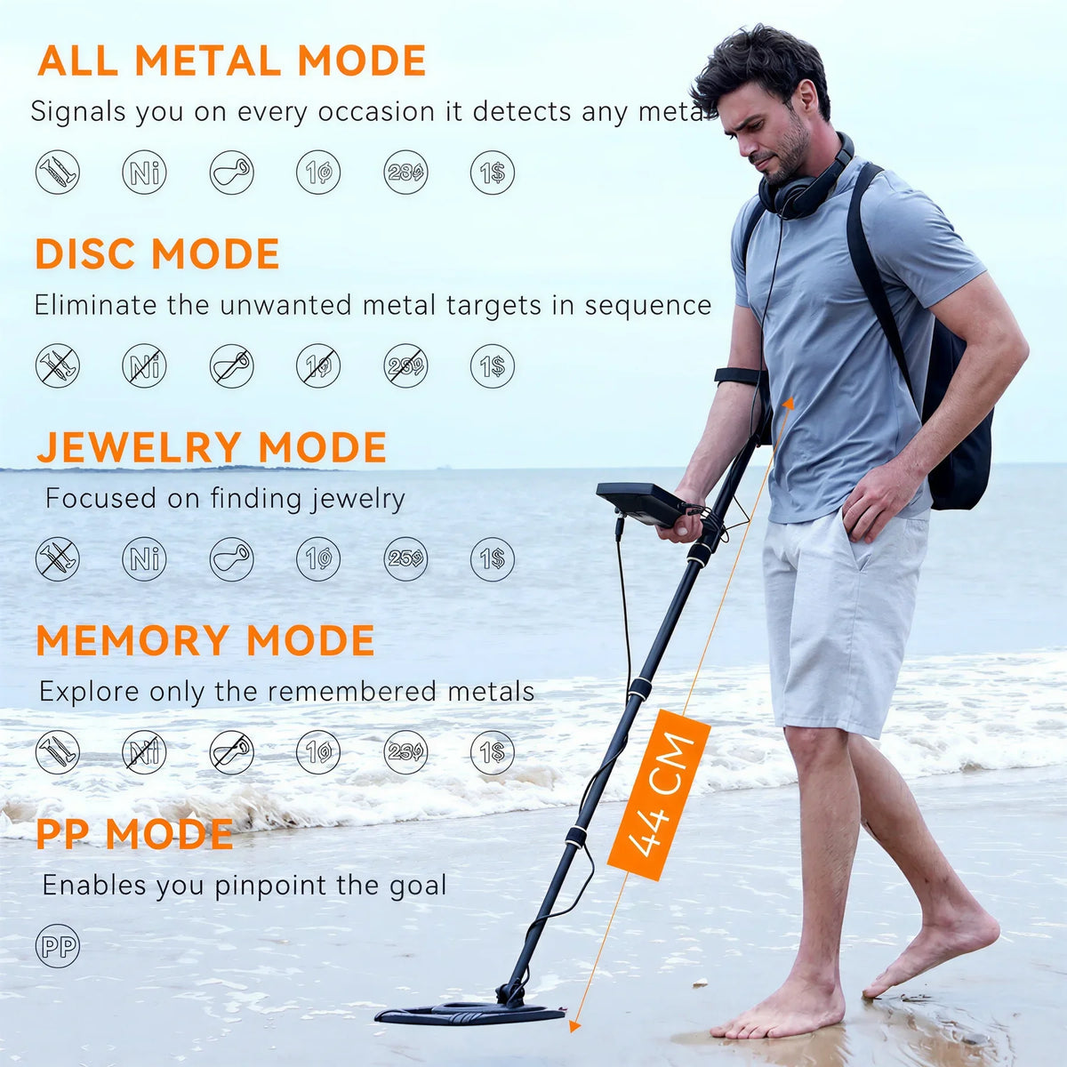 Détecteur de métaux bobine 30 cm – vue 6