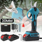 30mm Brushless Electric Pruner Pruning Shears Fruit Tree Bonsai Pruning Branches Cordless Cutter Tool For Makita 18V Battery