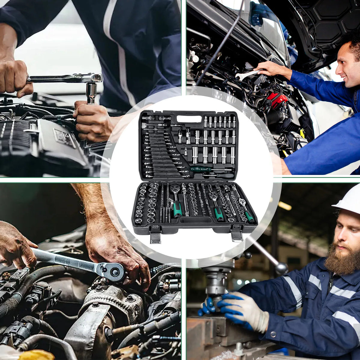 Coffret 216 pièces pour la mécanique automobile