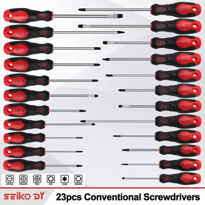 117Pcs Magnetic Screwdriver Set Precision Screwdriver Set Nut Driver And Bit Set Hex Wrench Kit With Storage Rack
