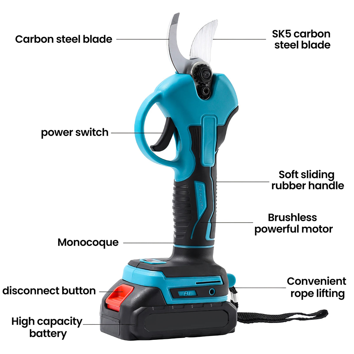 Sécateur électrique sans balais 18V