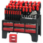 117Pcs Magnetic Screwdriver Set Precision Screwdriver Set Nut Driver And Bit Set Hex Wrench Kit With Storage Rack