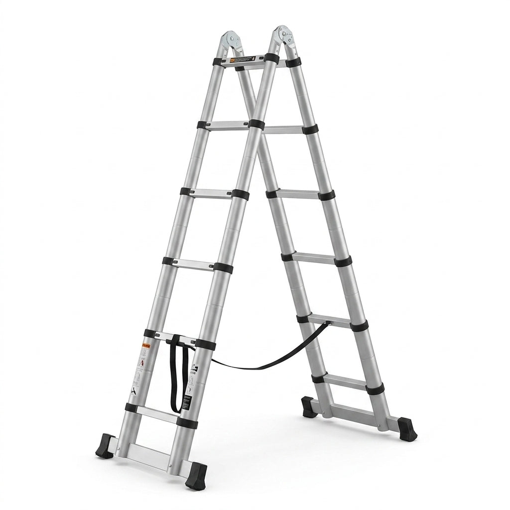 Échelle télescopique MaxiPro 4 en 1 - 3,8 m compacte