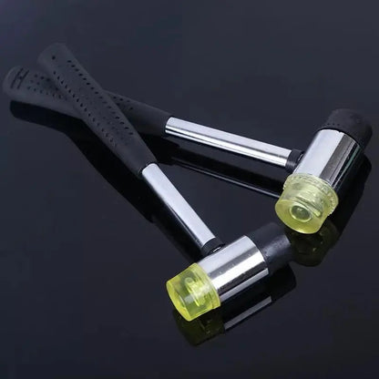 Double Face Soft Tap Rubber Hammer 25/30/35/40/45mm Multifunctional Glazing Window Beads Hammers Nylon Head Rubber Mallet
