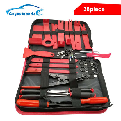 Kit de dépose de garnitures, 38 outils dans leur sacoche