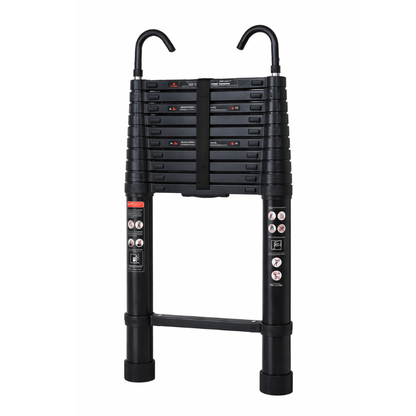 Échelle télescopique MaxiBlack 5m extensible pro - Bricovibe