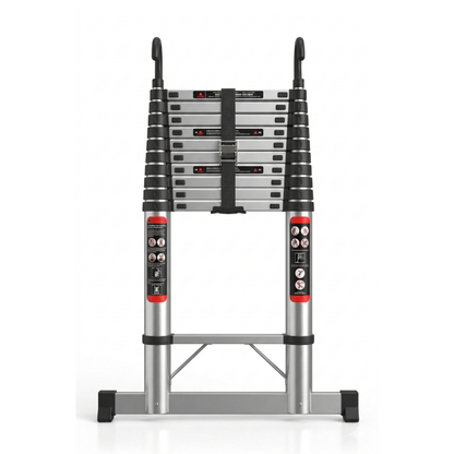 Échelle télescopique MaxiCompact 4,4m aluminium pro - Bricovibe