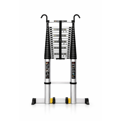 Échelle télescopique MaxiWide 8m aluminium pro - Bricovibe