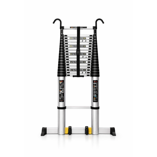 Échelle télescopique MaxiWide 8m aluminium pro - Bricovibe