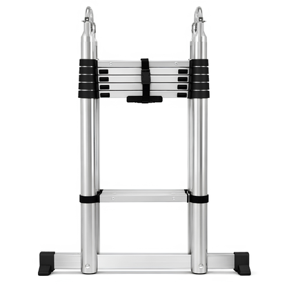 Échelle télescopique MaxiPro 4 en 1 3,8m extensible - Bricovibe