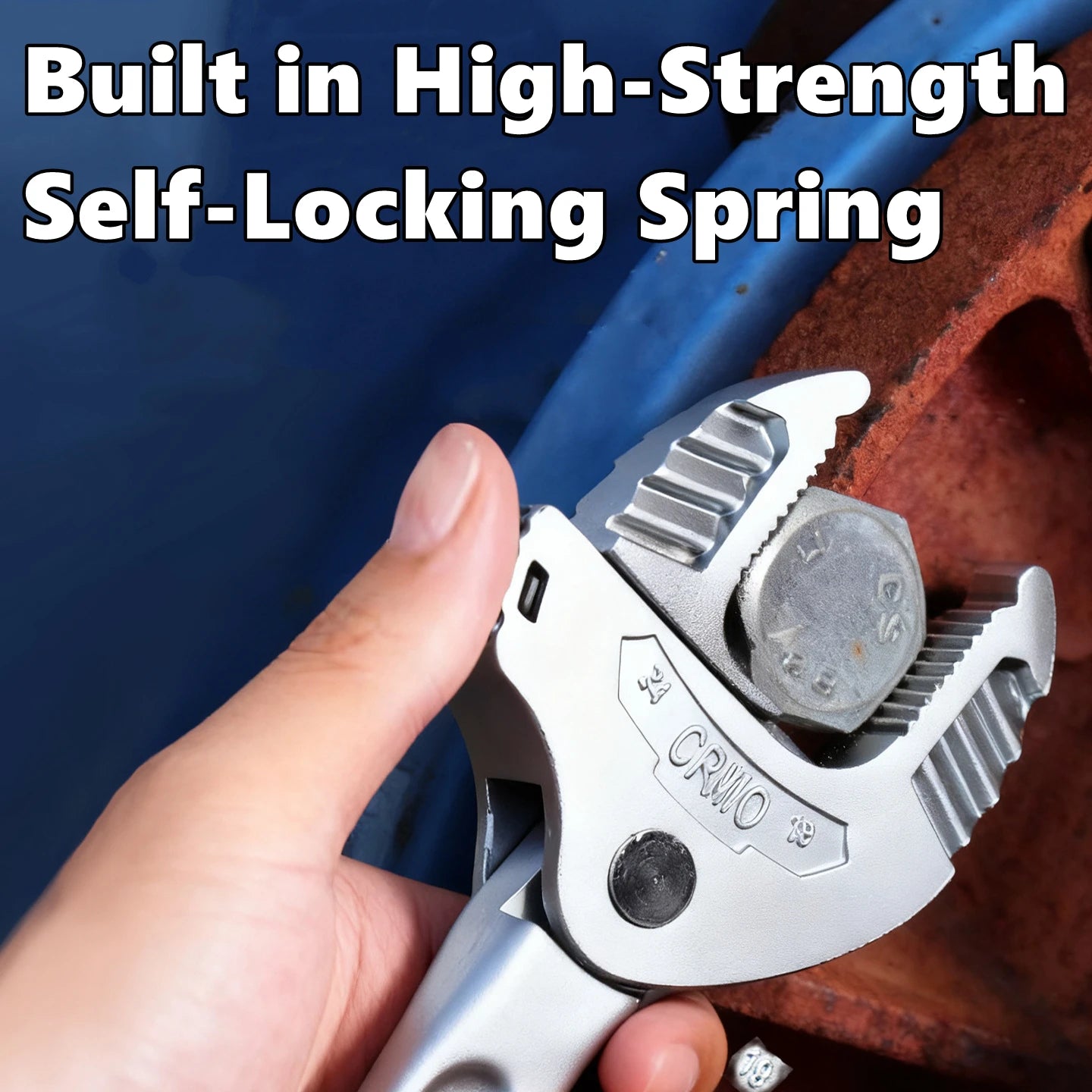 Multifunctional Heavy-Duty Crab Claw Wrench Adjustable Ratchet Wide Jaw Self-Locking Wrench for Home Automotive Pipe Manufacture