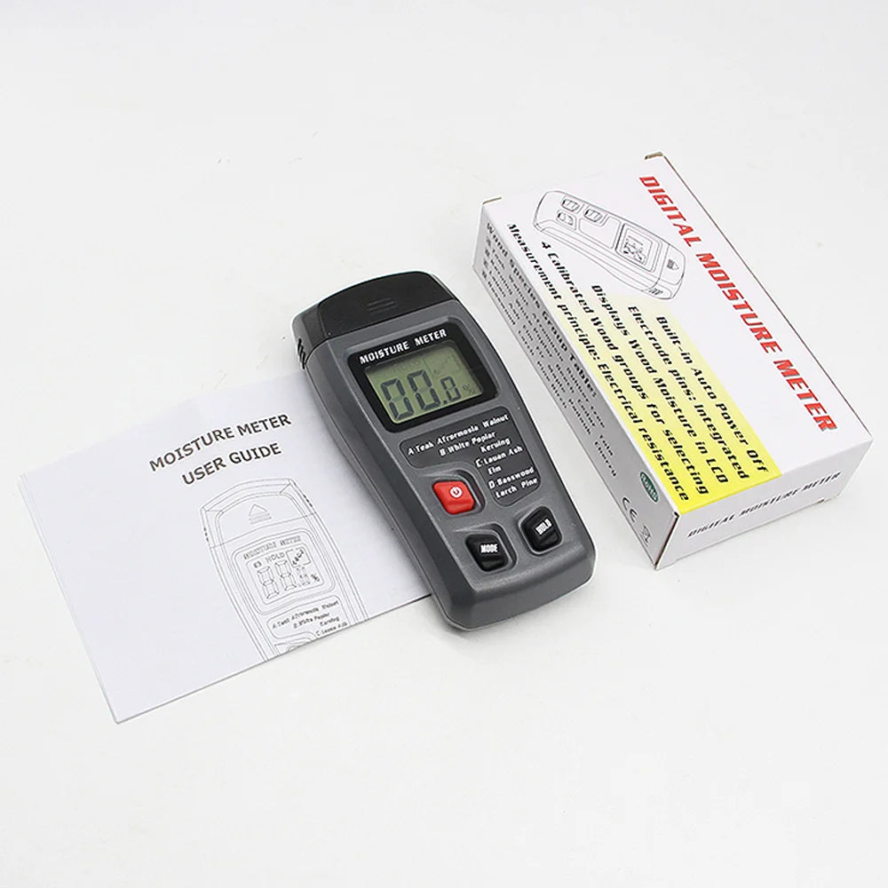 Humidimètre numérique livré avec sa notice