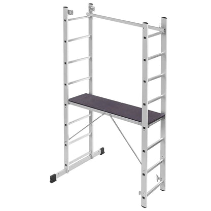 Échafaudage-échelle aluminium 370 cm