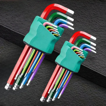 Clés Allen sphériques 9 pièces - Bricovibe