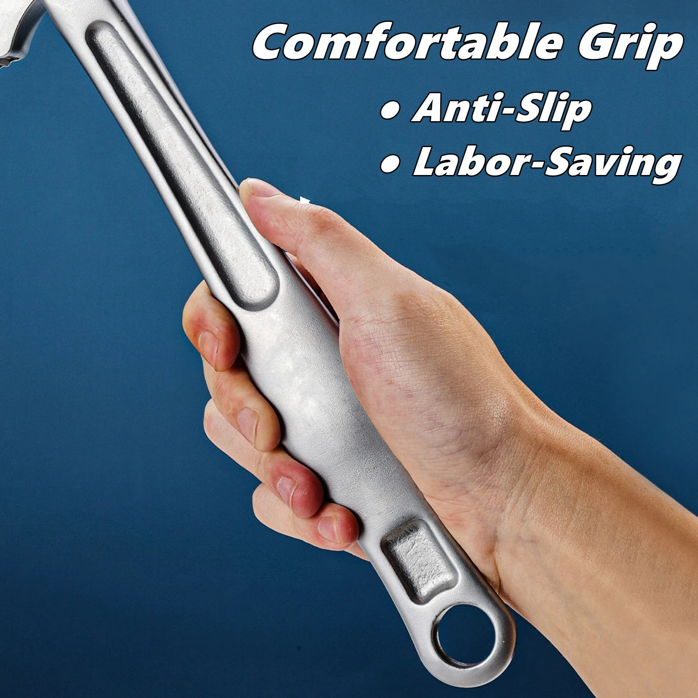 Multifunctional Heavy-Duty Crab Claw Wrench Adjustable Ratchet Wide Jaw Self-Locking Wrench for Home Automotive Pipe Manufacture