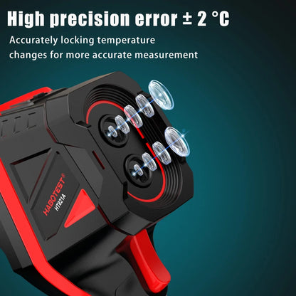 Caméra thermique : précision de mesure ±2 °C