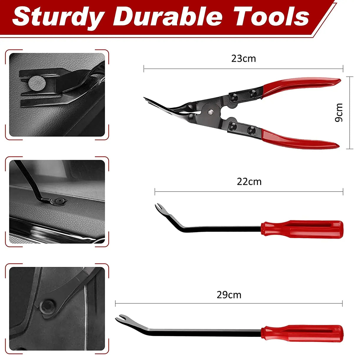 Outils de dépose, détail