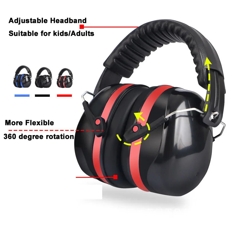 Casque antibruit, serre-tête réglable