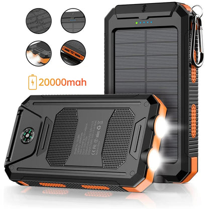 Batterie externe solaire, vue 2