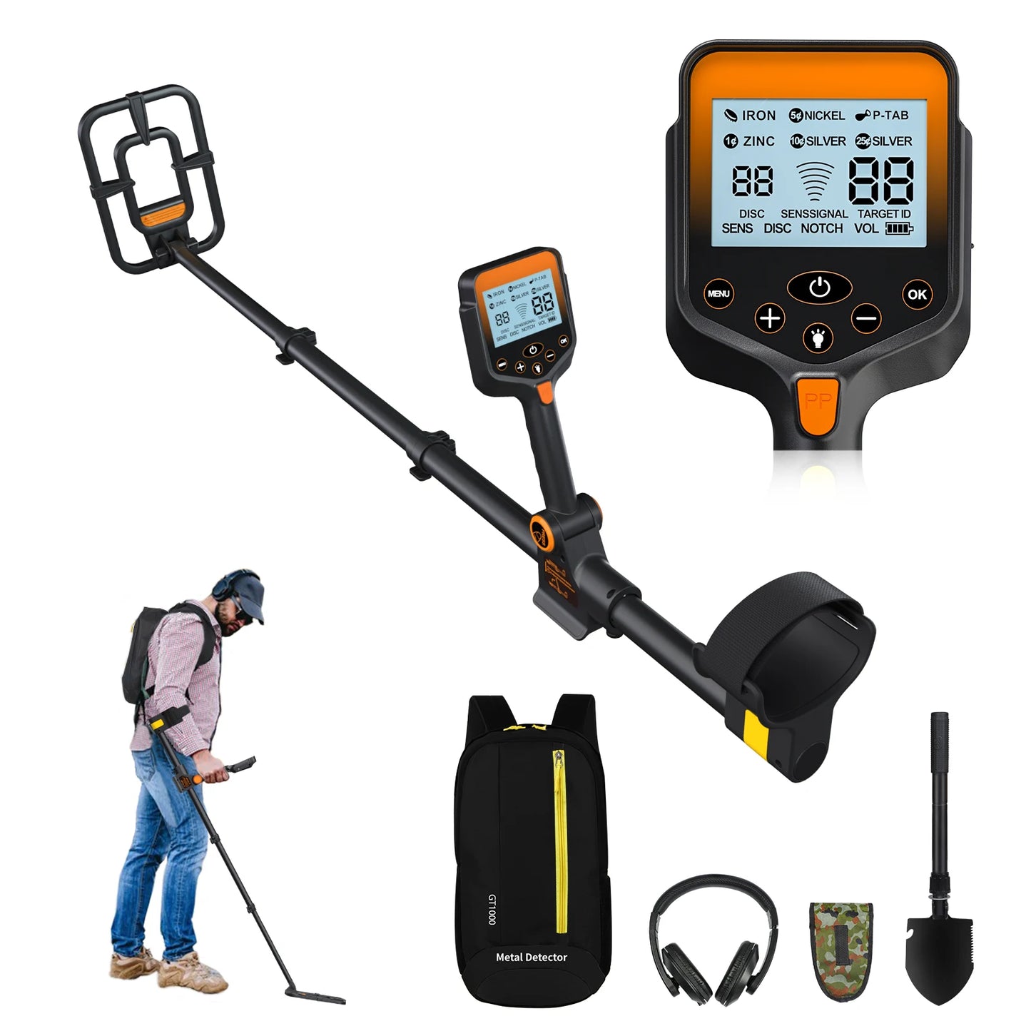 Détecteur de métaux professionnel étanche IP68