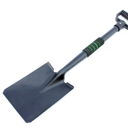 Heavy Duty Multi-Fold Shovel, Manganese Steel Survival Shovel for Snow Ice Digging,Car Emergency Escape Tool with Window Breaker