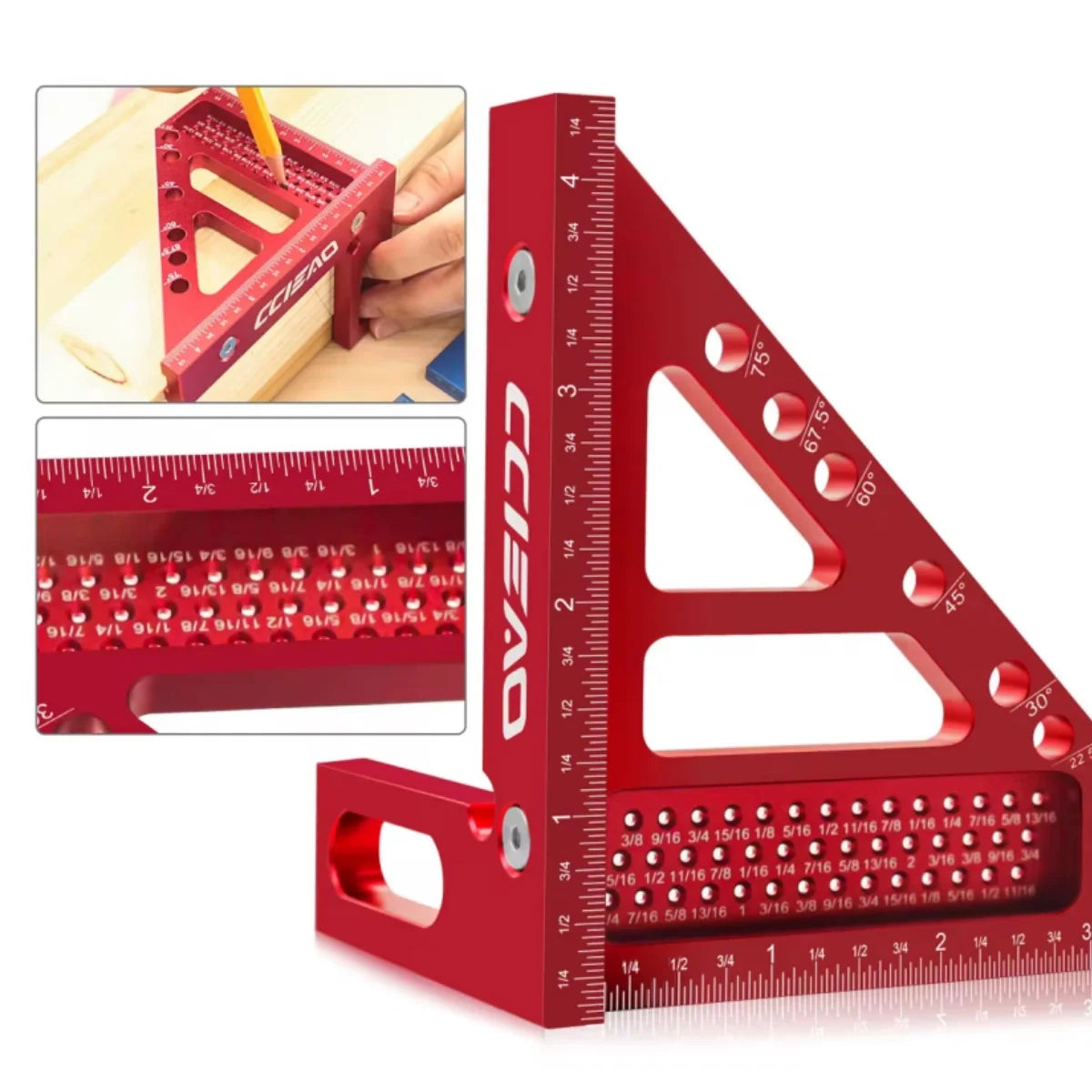 Équerre 3D multi-angles, vue 3
