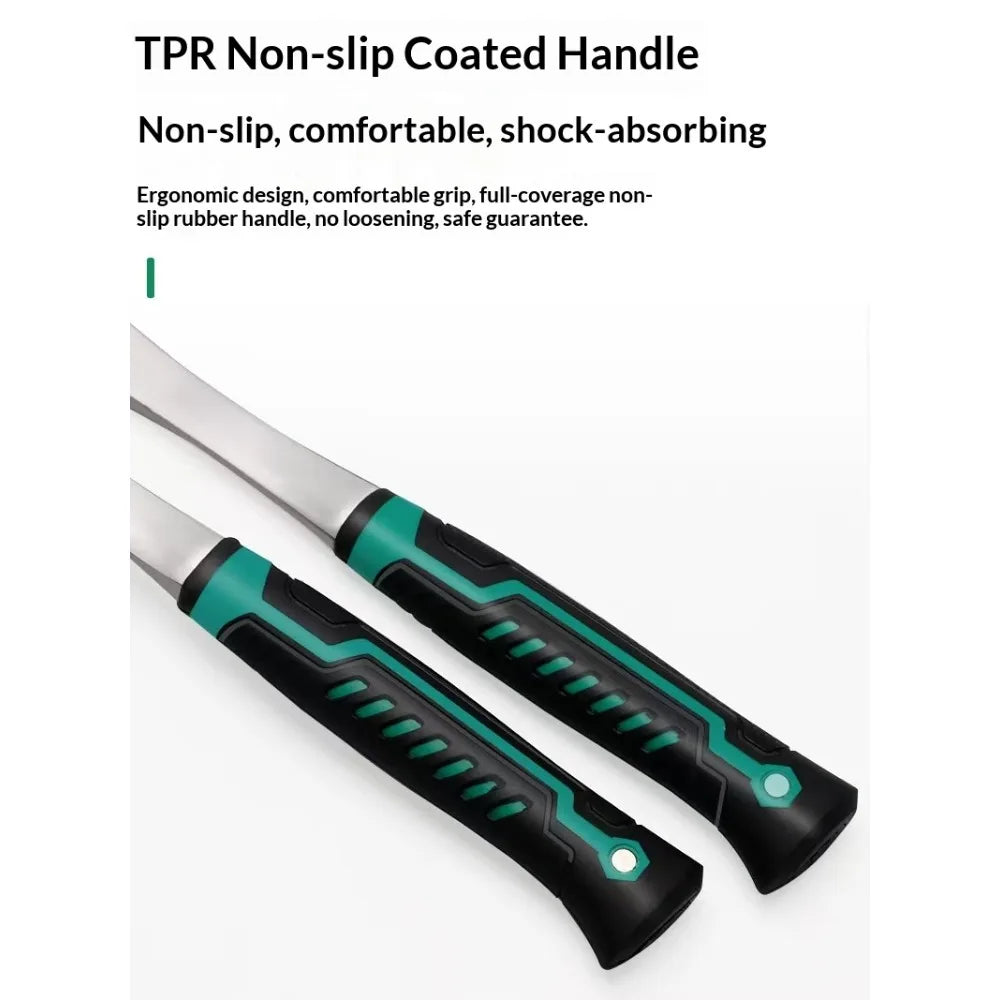 Single-Headed Crowbar & Small Metal Hardware Hammer - Round-Headed Household Woodworking Nail Puller Tool