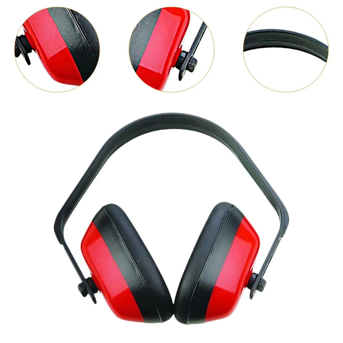 Noise Reduction Earmuff Compact Ear Muff for Noise Reduction for Lawn Mowing Workshop House Renovation Woodworkings Construction