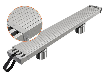 Planche d'échafaudage télescopique en aluminium, 1,8 à 2,7 m