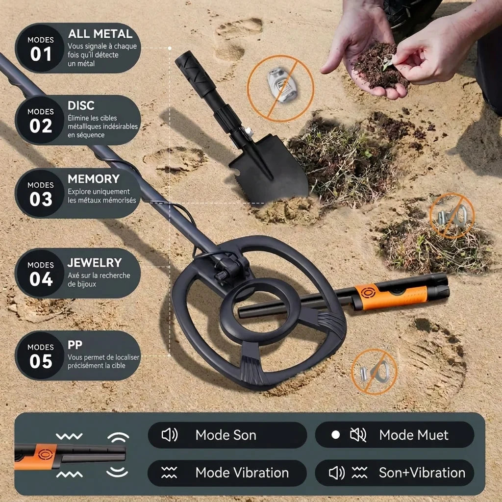 Kit détecteur de métaux 25 cm – vue 4