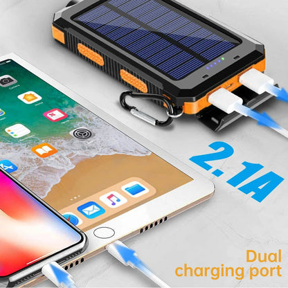 Batterie externe solaire, vue 5