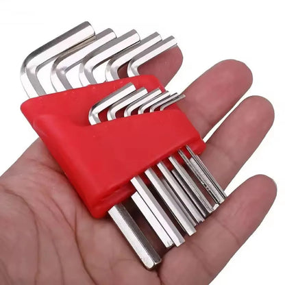 5/8/11 Pcs Allen Wrench Metric Wrench Inch Wrench L Wrench Keys Size Allen Key Automotive Repair Tool Set Home Hand Job Tools