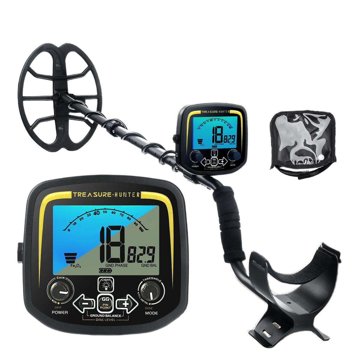 Détecteur de métaux 19 kHz bobine DD 11 pouces
