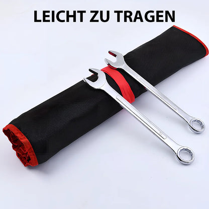 25pcs Ultra-thin Wrench Set 6-32mm Carbon Steel Spanner Metric Ratcheting Combination Wrench Kit with Bag Car Maintenance Tools