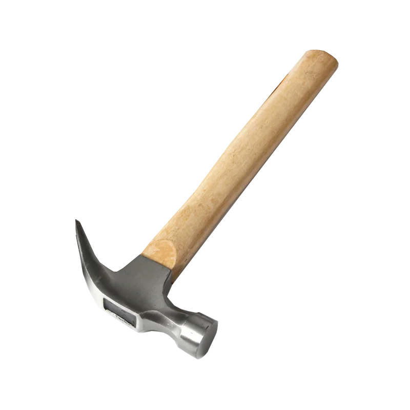 Claw Hammer Multi-function Woodworking Nail Wooden Handle Shock Absorption High Carbon Steel Durability Car Household Tool