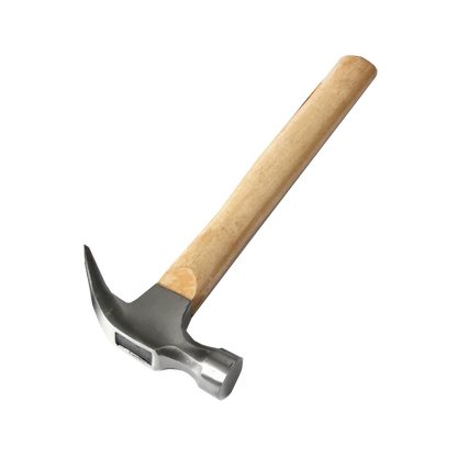 Claw Hammer Multi-function Woodworking Nail Wooden Handle Shock Absorption High Carbon Steel Durability Car Household Tool
