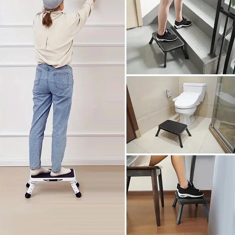 Marchepied pliant métal extra-plat