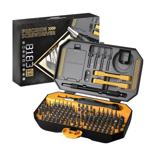Kit tournevis de précision 145 en 1, 132 embouts