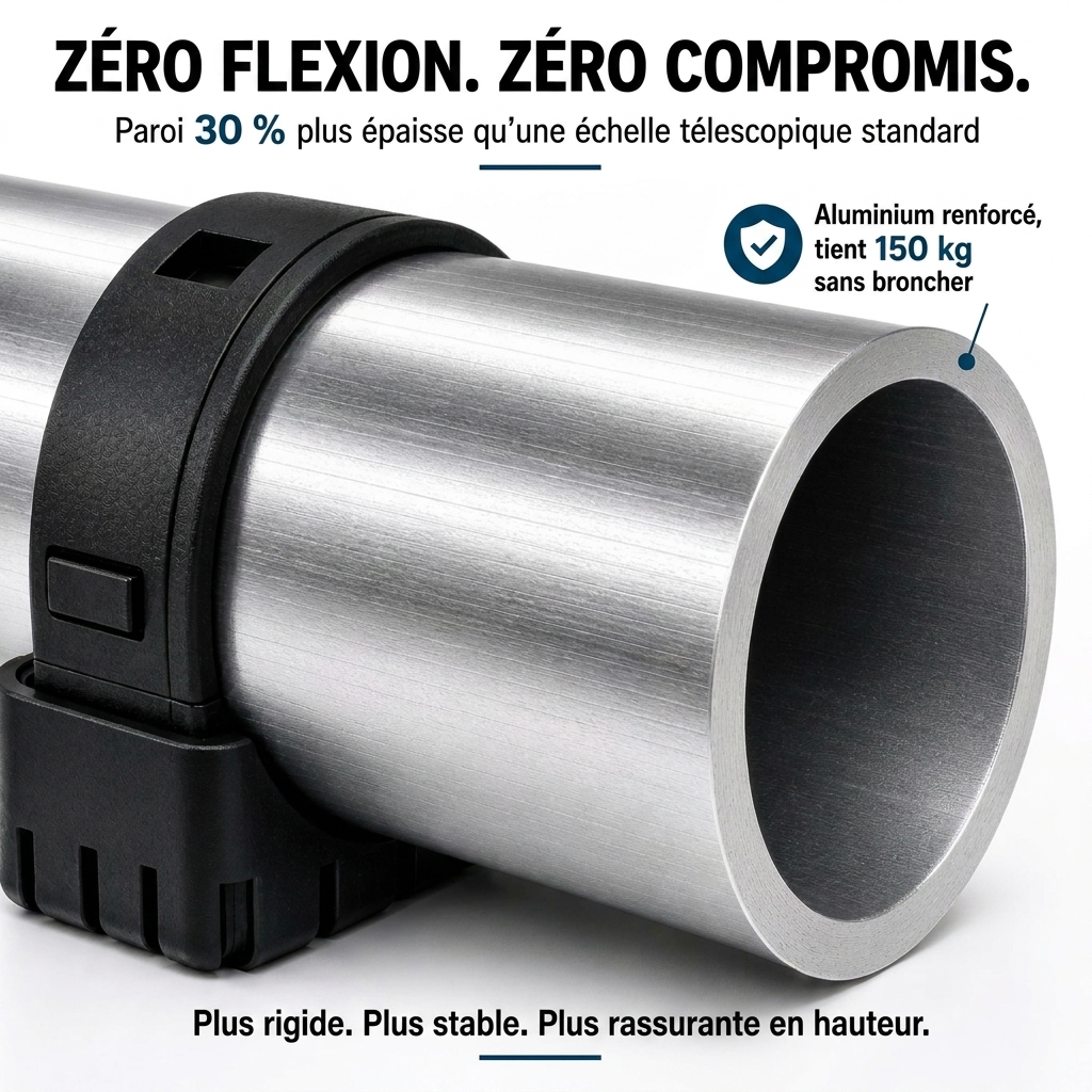 Échelle télescopique MaxiCompact 4,4 m - Aluminium pro