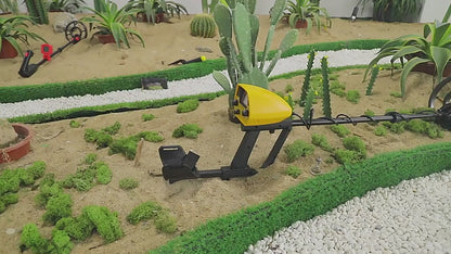 Détecteur de métaux à équilibrage de sol automatique en utilisation