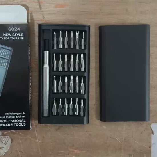 Présentation d'un kit de tournevis de précision
