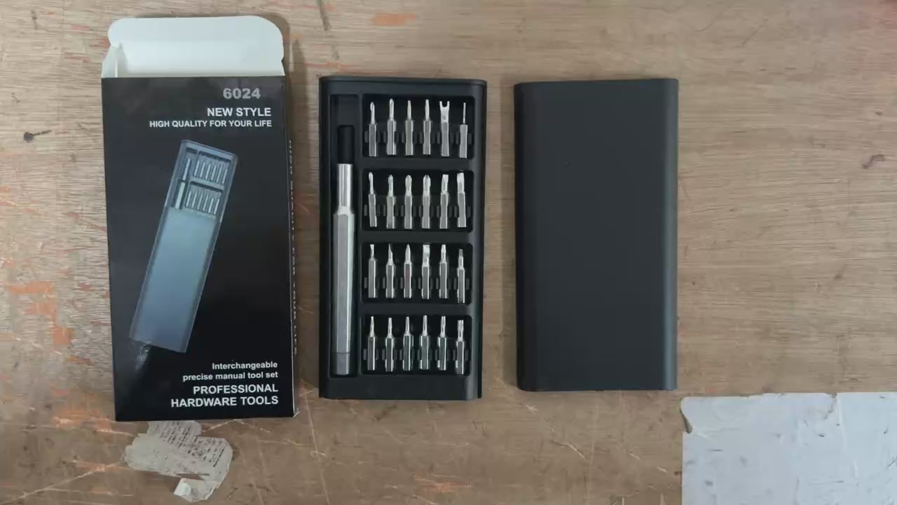 Présentation d'un kit de tournevis de précision