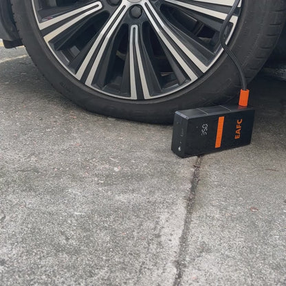 Démonstration du booster de batterie avec compresseur