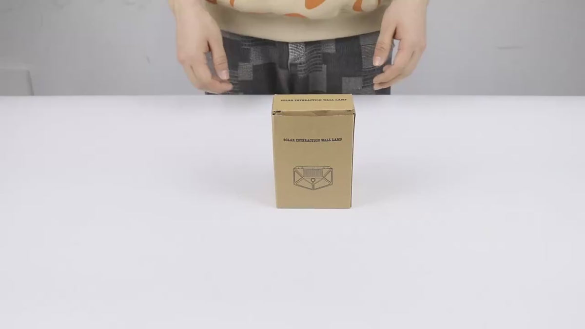 Démonstration d'une applique solaire à détecteur