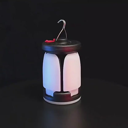 Démonstration de la lanterne de camping LED à volets