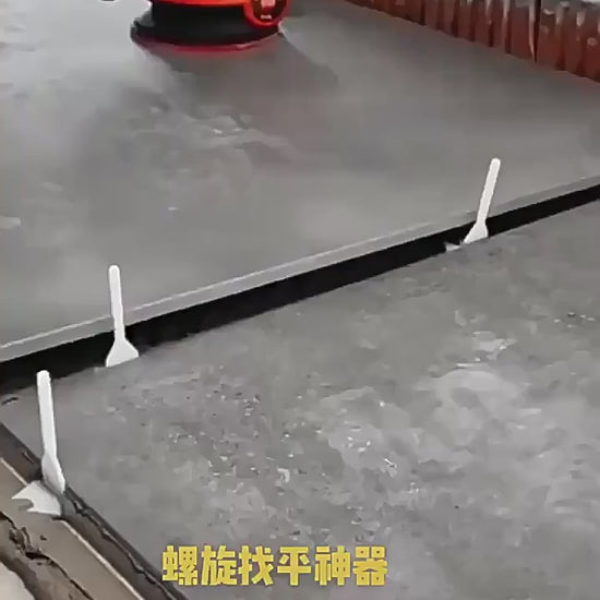 Démonstration d'un système de nivellement de carrelage