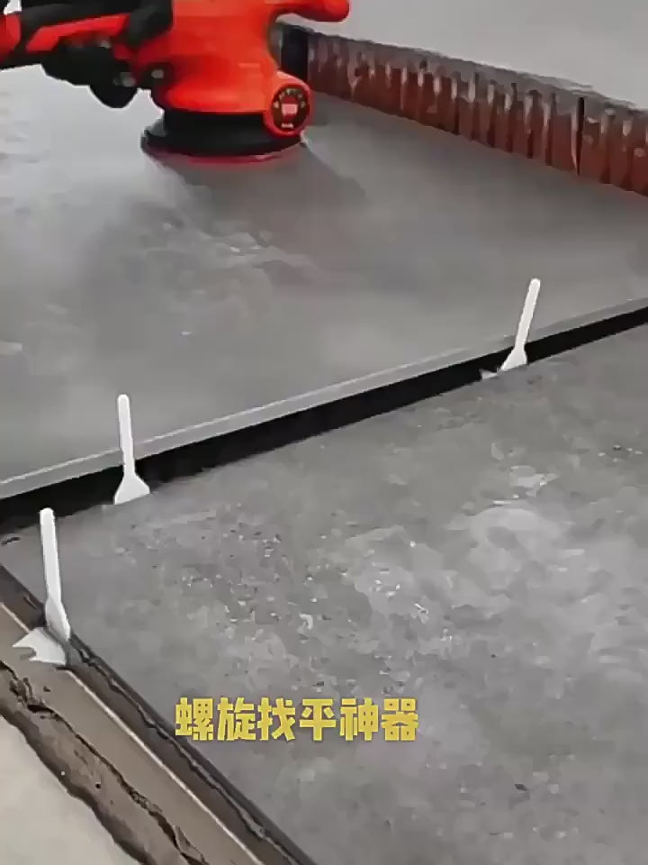 Démonstration d'un système de nivellement de carrelage