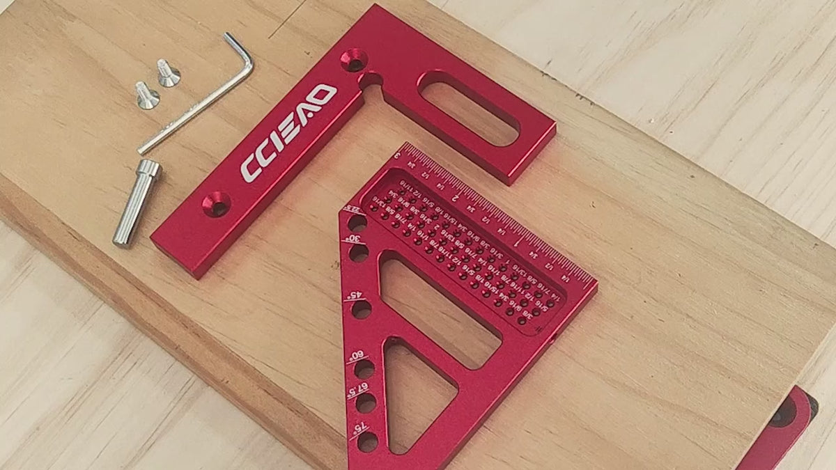 Démonstration de l'équerre 3D multi-angles